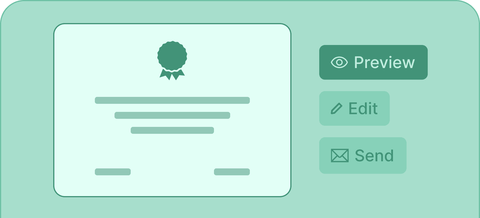 Preview design - Certifier features